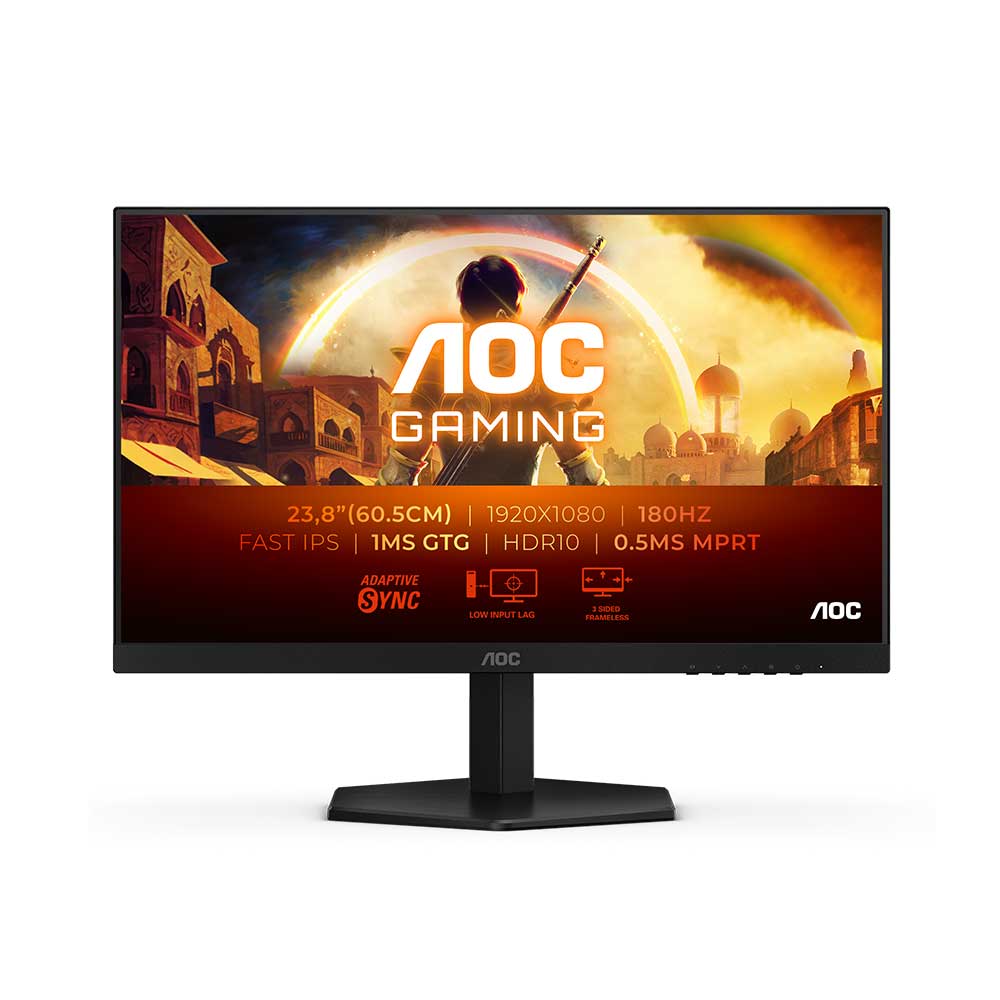 AOC 24G42E 23.8" FHD Fast IPS 180Hz Gaming Moniteur | 4038986642583