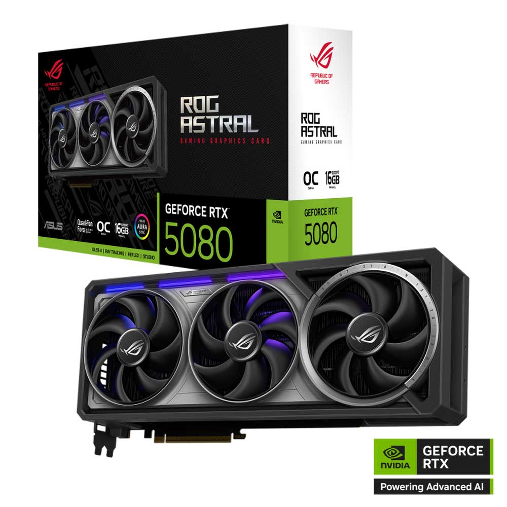 ASUS ROG Astral GeForce RTX 5080 16GB GDDR7 | RA-5080-O16C