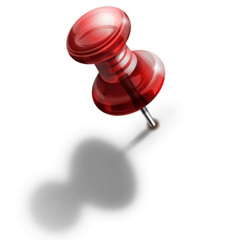 Boîte de 25 épingles Papic, tête diam. 10mm