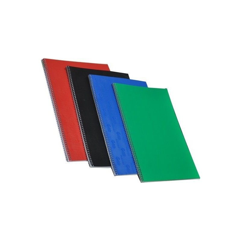 CAHIER - MINTRA- A SPIRALES PETITS CARREAUX 100P - A4 - LOT DE 5 CAHIERS