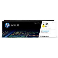 Cartouche de toner laser authentique HP 216A, JAUNE