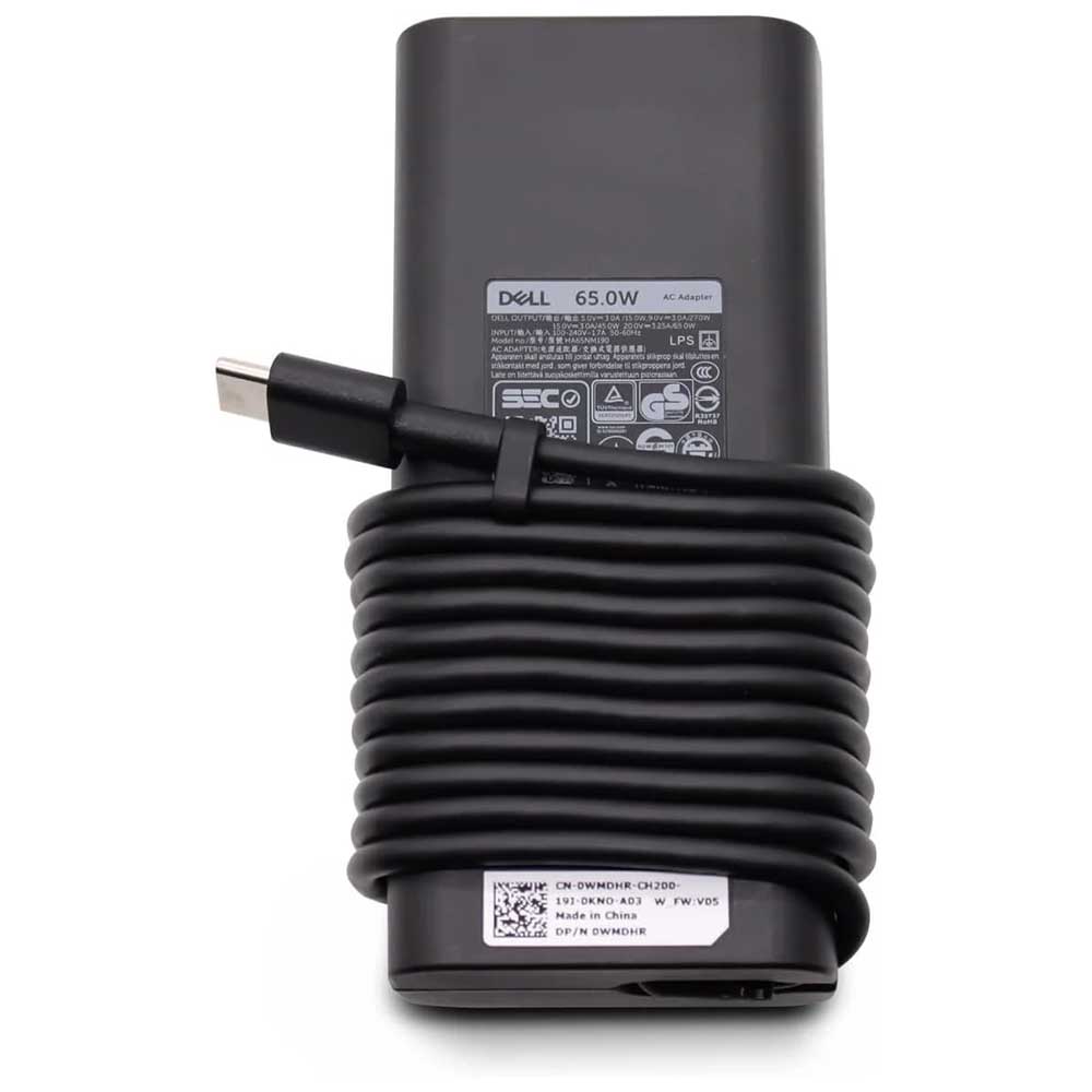 Chargeur Dell 65W Type-C Occasion | DA65NM111-00