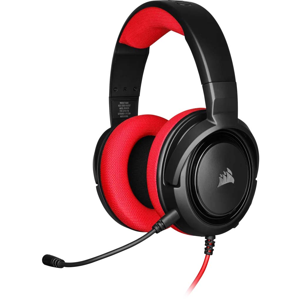 Corsair HS35 Stereo Casque Gaming Rouge | CA-9011198-EU