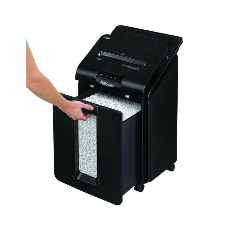 DESTRUCTEUR FELLOWES AUTOMAX 100M COUPE CROISÉE (4629201)