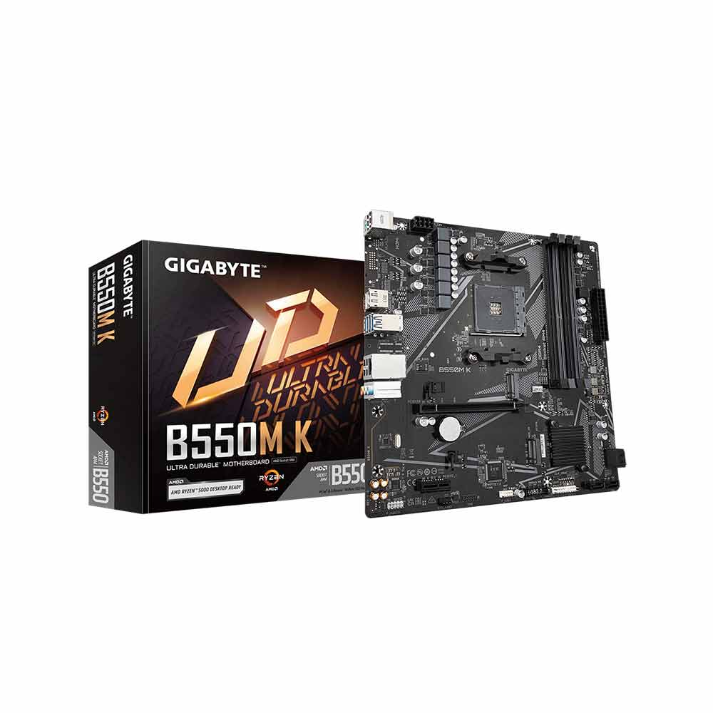 Gigabyte B550M K Carte Mère Ultra Durable PCIe 4.0 | B550M-K-G11