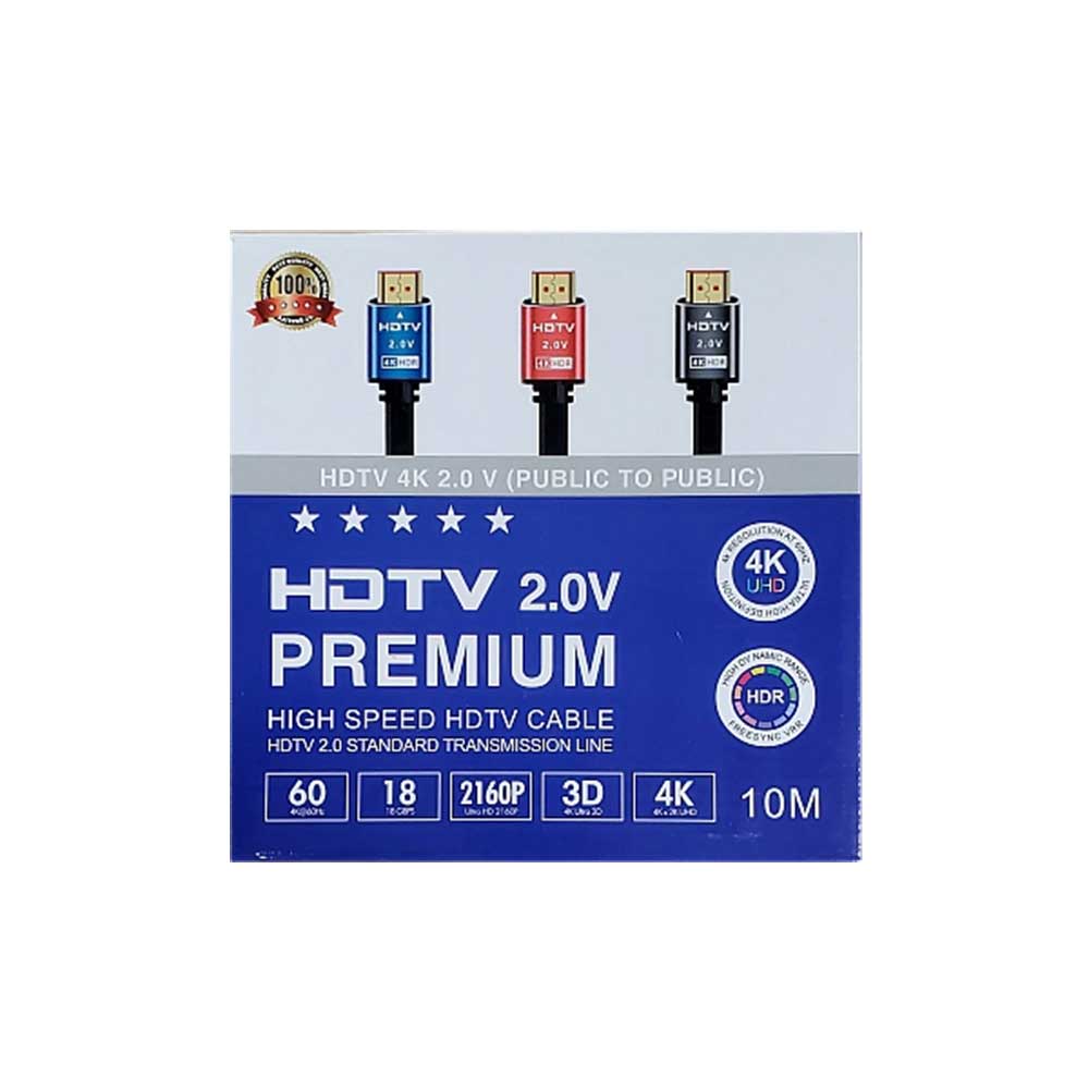 HDTV 2.0 PREMIUM 4K CABLE 10M | HI-0100-4KR-10M