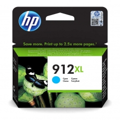 HP 912XL High Yield Cyan Original Ink CartridgePour OJ 8023