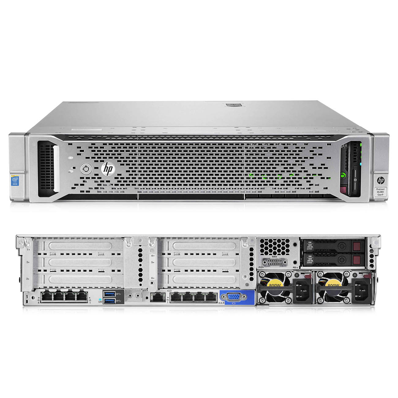 HPE ProLiant DL380 Gen9 Serveur Rack 2U 8 Baie 2.5 (826682-B21)