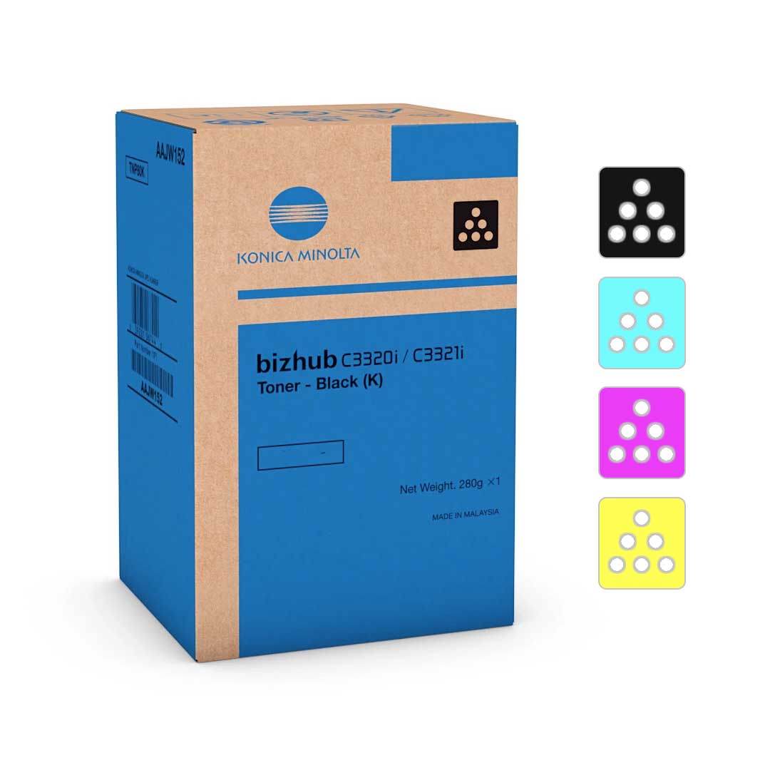 Konica-Minolta Bizhub Toner Original C3320i | TNP80KCMY
