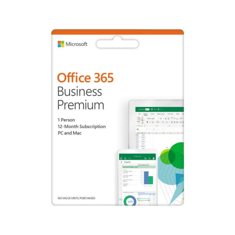 MICROSOFT OFFICE 365 BUSINESS PREMIUM | 1 LICENCE 1 ANNÉE - KLQ-00423