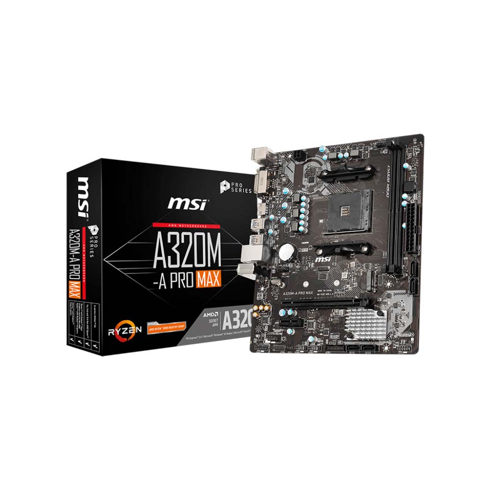 MSI A320M-A PRO MAX Carte Mère | 911-7C52-001