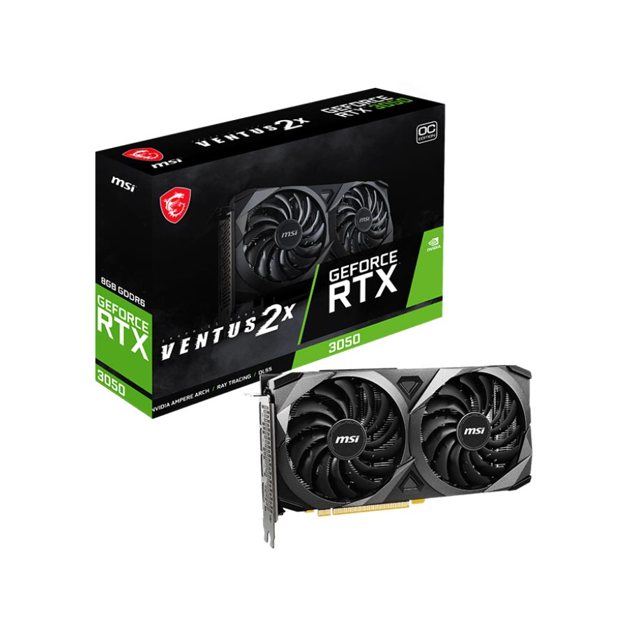 MSI GeForce RTX 3050 VENTUS 2X 8G OC | 912-V809-4287