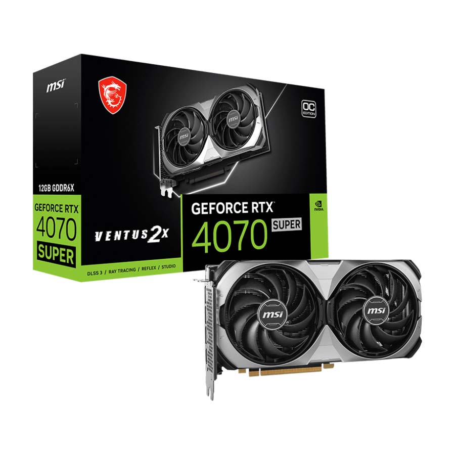 MSI GeForce RTX 4070 SUPER 12G VENTUS 2X OC | PGC-RTX4070-S12GB