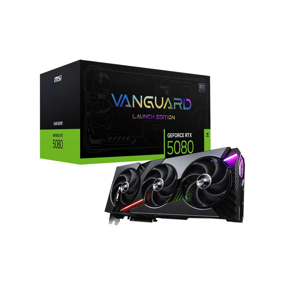 MSI GeForce RTX 5080 16Gb VANGUARD | G5080-16VGSL