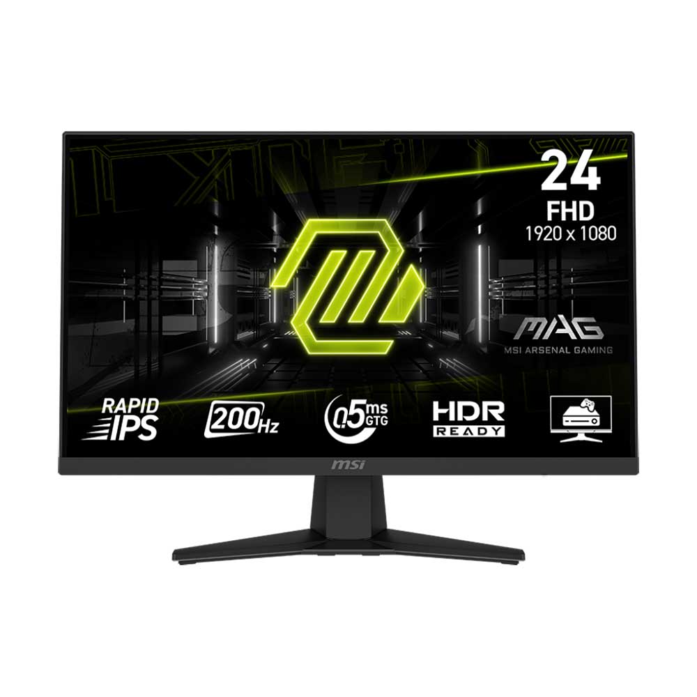 MSI MAG 244F 24" FHD 200Hz Gaming Moniteur | 9S6-3BC41H-004