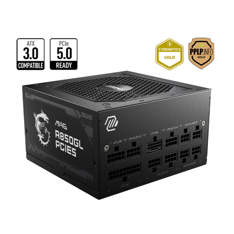 MSI MAG A850GL PCIE5 Bloc D'alimentation | 306-7ZP8A11-CE0
