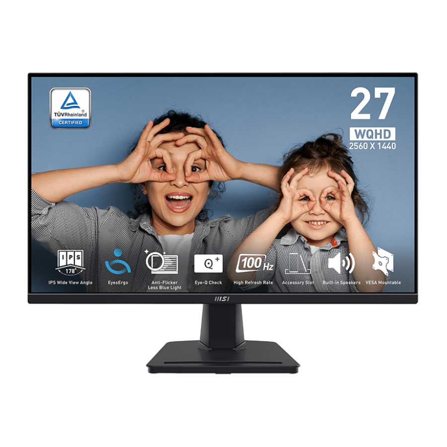 MSI PRO MP275 100Hz 1ms WQHD Moniteur | MP275Q