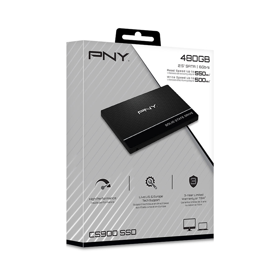 PNY CS900 480Gb SSD 2.5'' SATA III (SSD7CS900-480-RB)