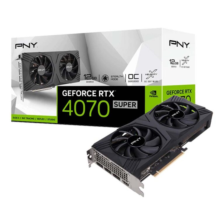 PNY GeForce RTX 4070 SUPER 12Gb VERTO OC | VCG4070S12DFXPB1