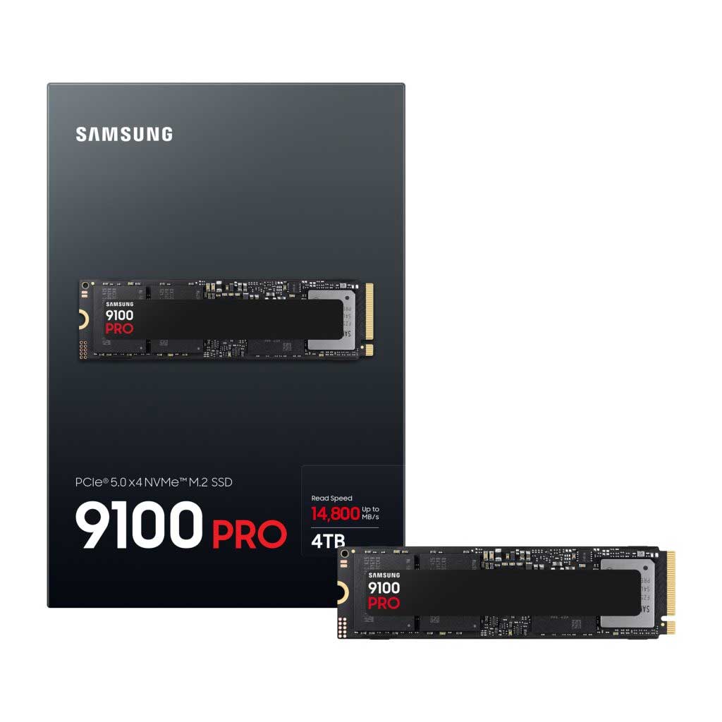 Samsung 9100 PRO 4TB NVMe M.2 SSD | MZ-VAP4T0CW