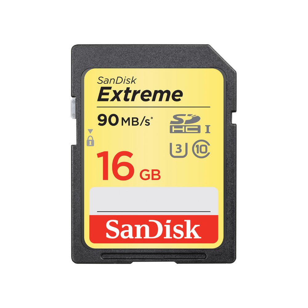 SanDisk 16Gb Extreme SDHC Carte Mémoire | SDSDQM-016G-B35