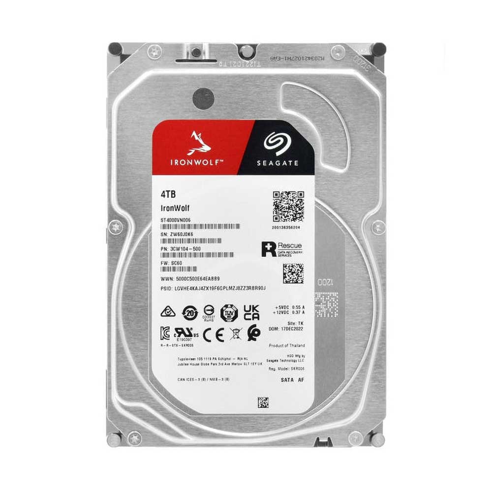 Seagate IronWolf 4Tb NAS 5400 RPM SATA 6.0Gb/s | ST4000VN006