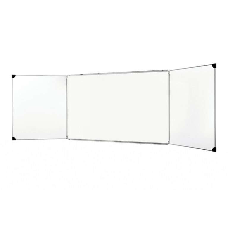 TABLEAU BLANC MAGNÉTIQUE TRIPTYQUE 100X200X100 CM