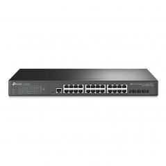 Tplink JetStream L2+ 24 ports Gigabit avec 4 emplacements SFP+ 10GE